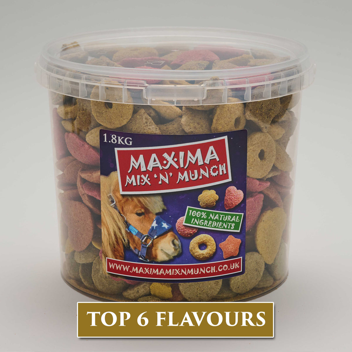 Maxima Mix 'n' Munch - Top Six Flavours 1.8 kg Bucket