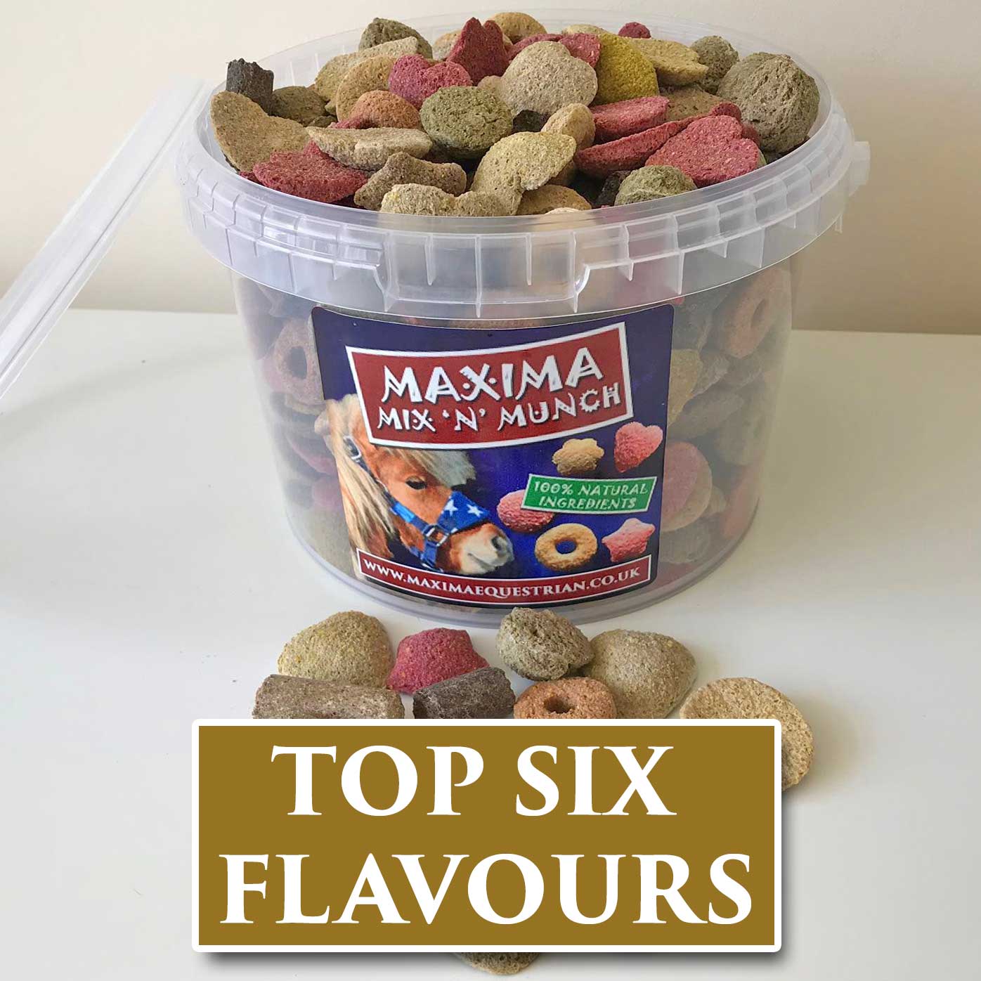 Maxima Mix 'n' Munch - Top Six Flavours 1.8 kg Bucket